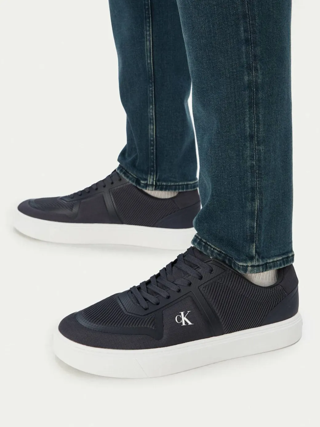 Sneakers Classic Cups Laceup Knit HM0HM02130 Nero