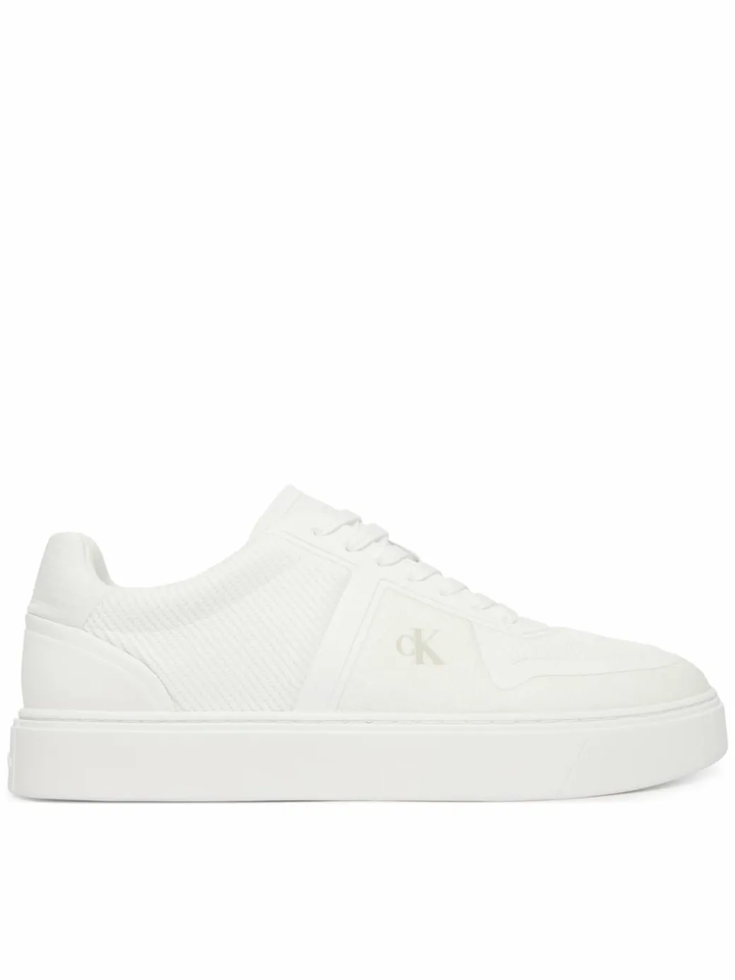 Sneakers Classic Cups Laceup Knit HM0HM02130 Bianco