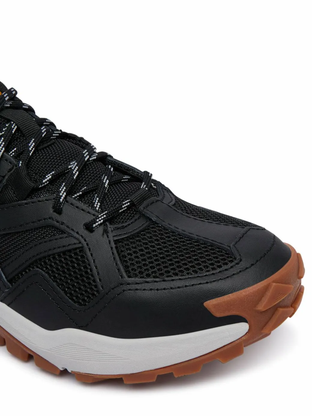 Sneakers Grapple Leather Mesh P726658 Nero