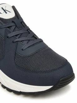 Sneakers Hike Runner Lace Up Su Mesh HM0HM02448 Blu scuro