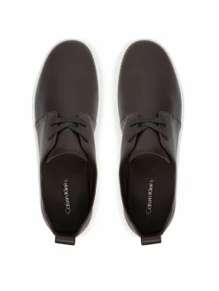 Sneakers Hybrid Clean Cup Derby Lth HM0HM02011 Bordeaux