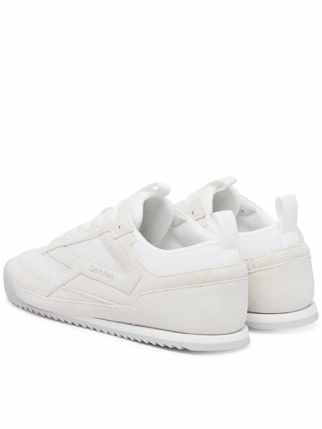 Sneakers Low Pro Runner Mix Mat HM0HM02208 Bianco
