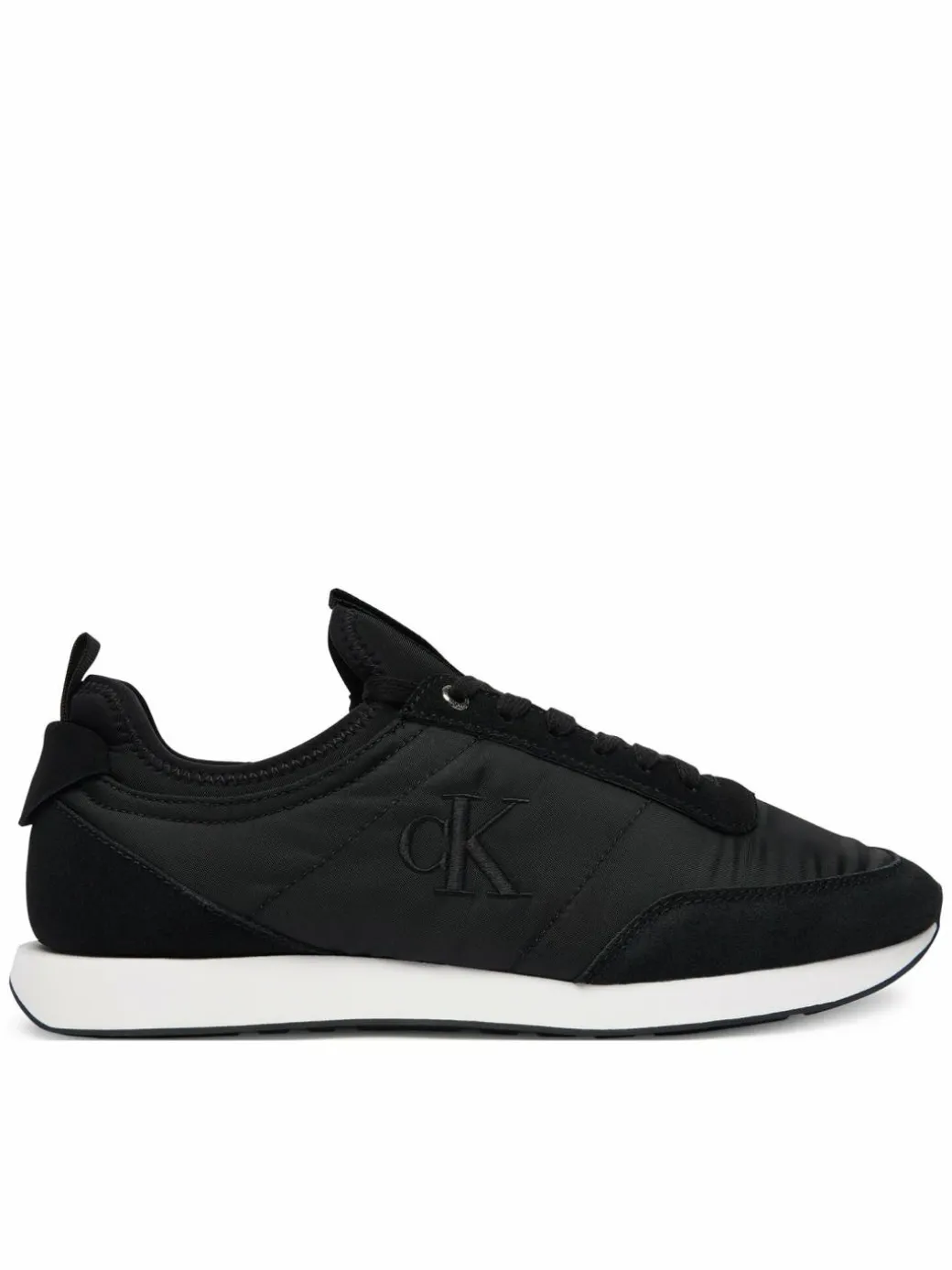 Sneakers Retro Runner Sock Laceup Mix YM0YM01414 Nero