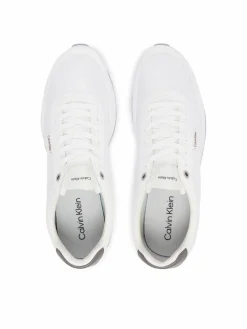 Sneakers Retro Runner T Lth Aop Ny HM0HM02213 Bianco