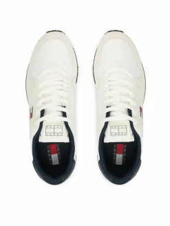 Sneakers Tjm Eva Runner Leather EM0EM01649 Bianco
